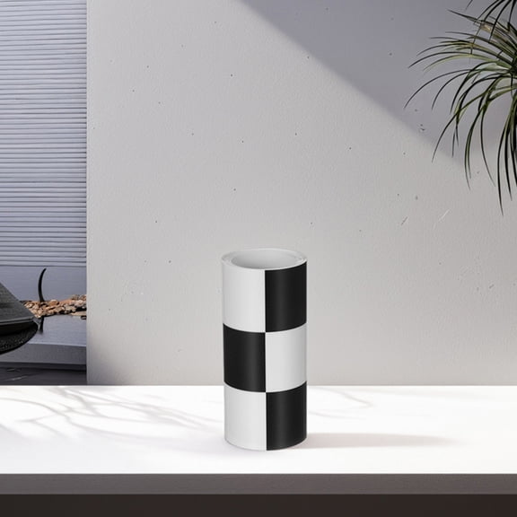 POPETPOP Self Adhesive Waterproof Bathroom Wallpaper Border with Checkered Design Multi Color