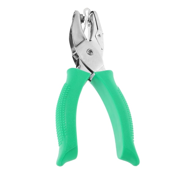 POPETPOP Green Metal Handheld Star Paper Punch for Cards and Documents Home Use Craft Tool