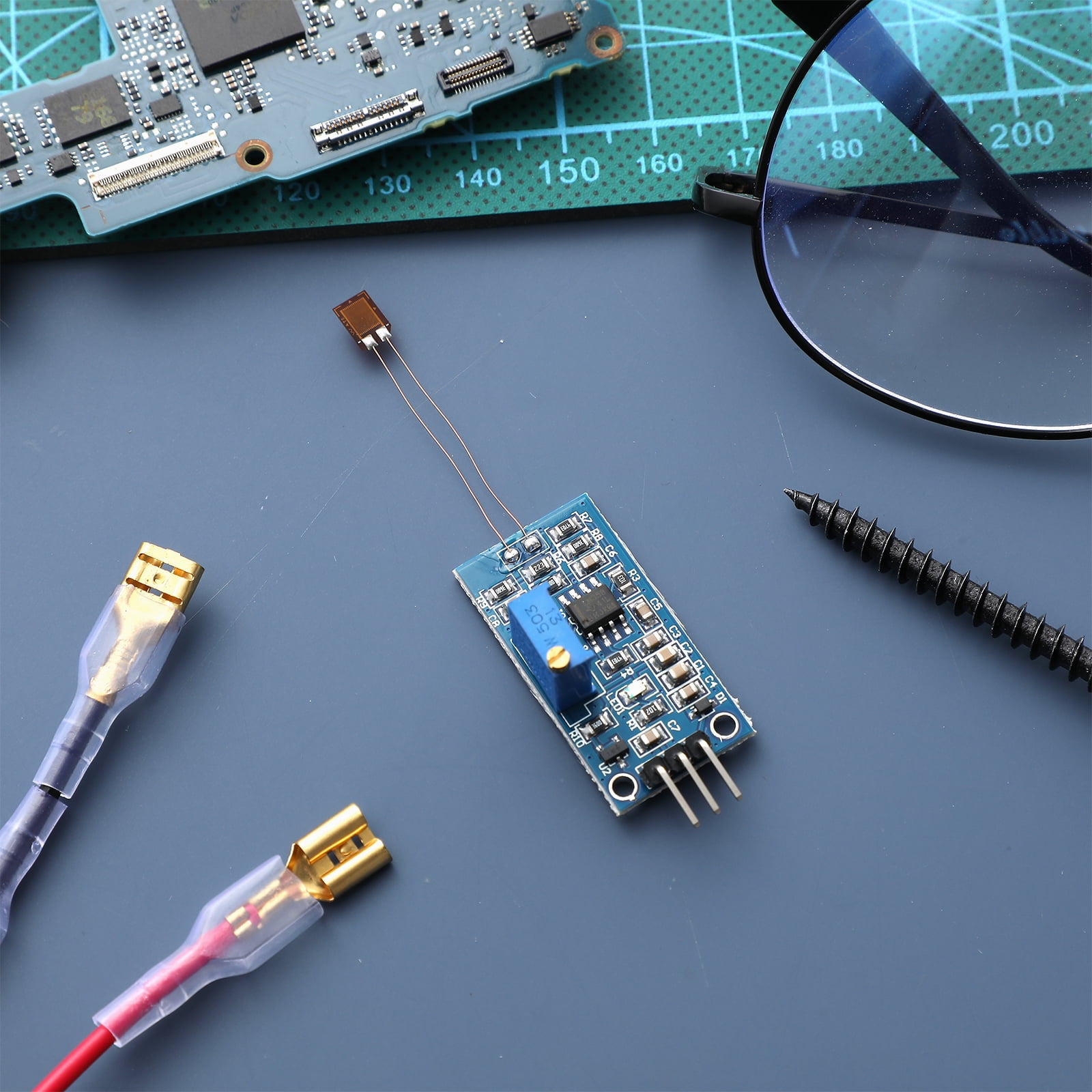 RPCMK01 Pressure Sensor Display Module 3.3V-4.2V DIY Kit With Ultra Thin Flexible Film Sensor