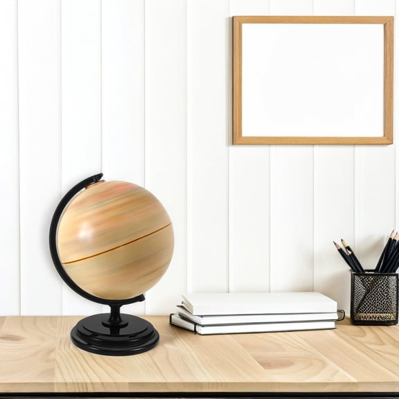 POPETPOP Terrestrial Globe Base For Students Black Plastic With Easy Installation 1Pcs