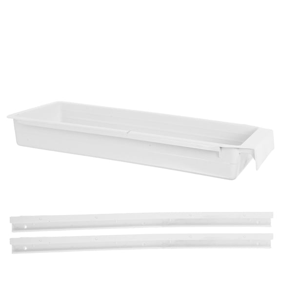 POPETPOP Versatile Plastic Sewing Machine Table Drawer with Smooth Drawer Slides and Organizer Features