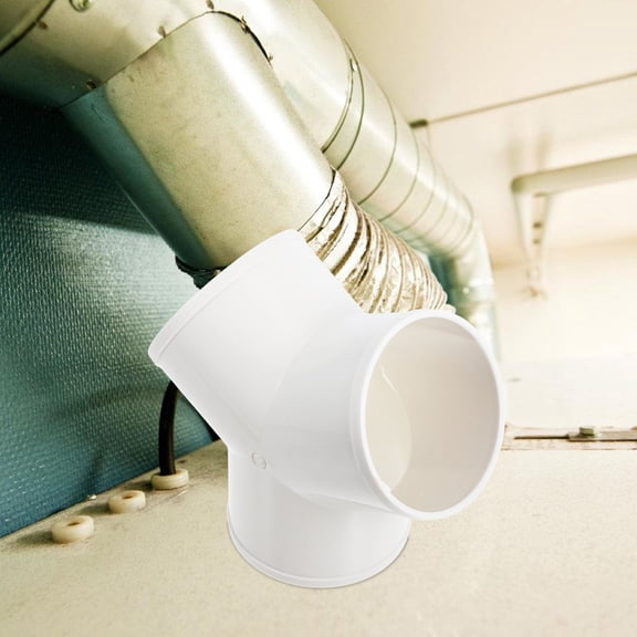 POPETPOP Three-Way Y Duct Splitter Connector with Smooth for Efficient Airflow and Ventilation Systems