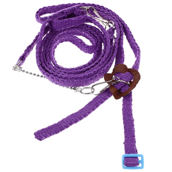 POPETPOP adjustable pet harness for reptiles in purple nylon 1 Piece