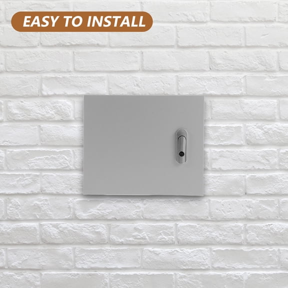 POPETPOP Waterproof White Outdoor Electrical Power Distribution Box with Weather Resistant Wall Mount