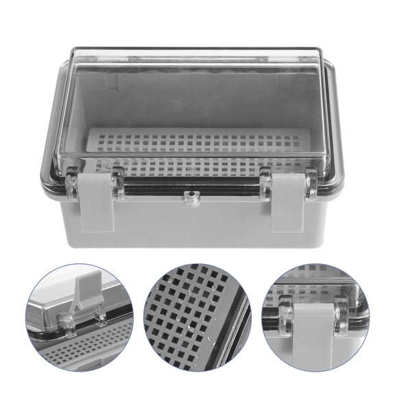 POPETPOP Waterproof Outdoor Electrical Enclosure Box with Hinged Cover for Easy Access