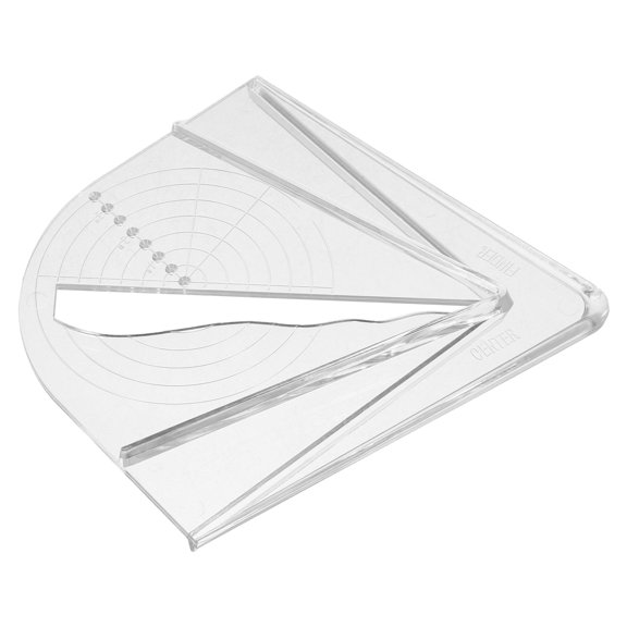 POPETPOP Woodworking Layout Tool for Carpentry Clear Acrylic for Precision Positioning 1Pack