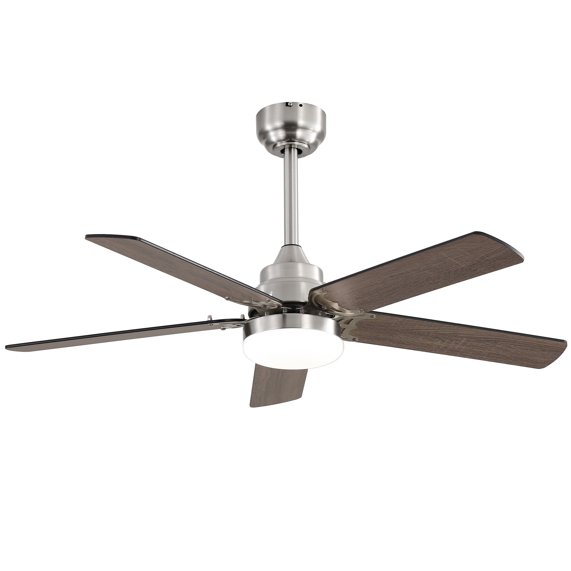 POPFAN 42 Inch Ceiling Fan with Led Lights Remote Control, 5 Plywood ...
