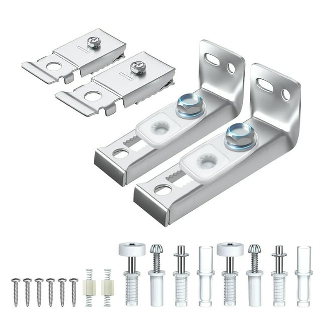 POPLIS 20pcs Bifold Door Hardware Kits Repair Replacement Parts Double