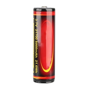 POPLIS 21.6wh 3.7V Lithium Rechargeable Battery 21700 6000mAh Lithium Battery for Torch