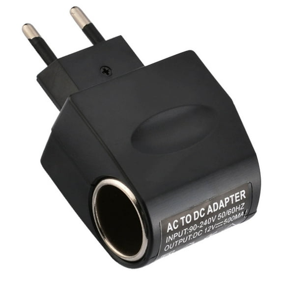 POPLIS AC 220V to for DC 12V Adapter Car Cigarette Lighter Converter Socket Safe Power Plug 6W Wall Plug Adapter