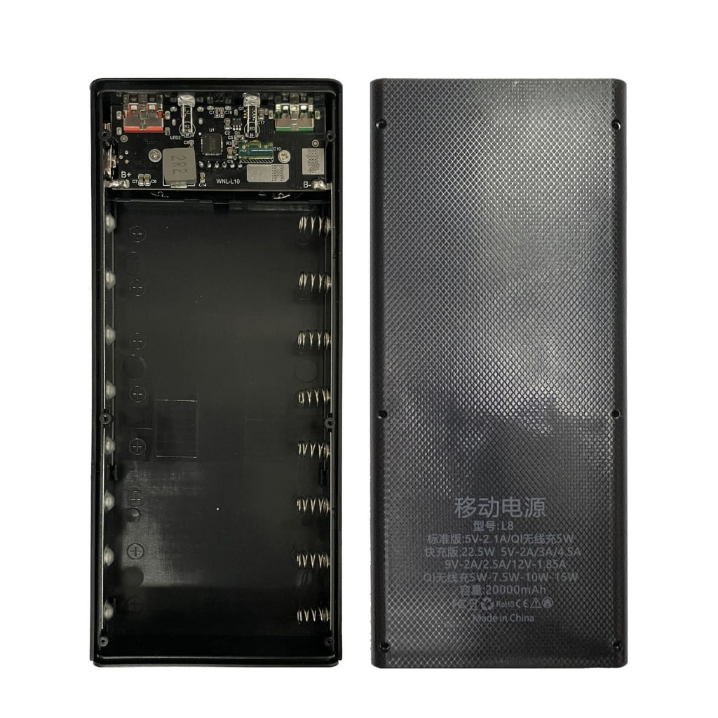 POPLIS Fast Charging Power Bank Solderless Sheath Shell Battery Storage ...