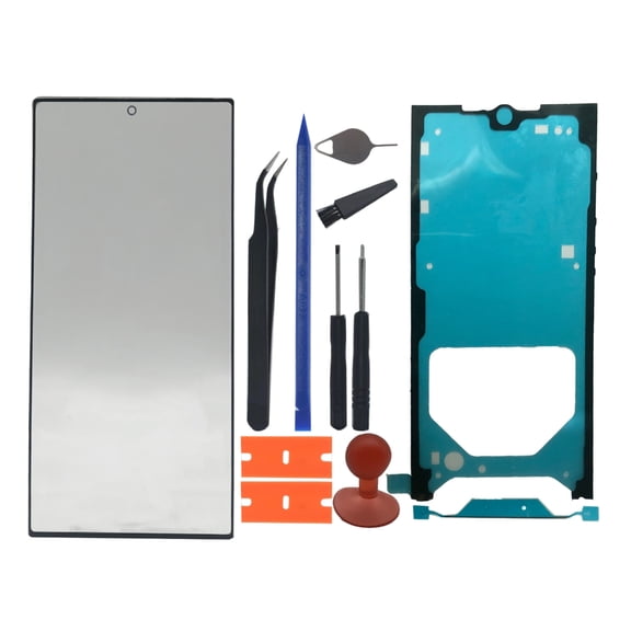 POPLIS For S22,S22 Ultra 5G Front Outer LCD Touch-Screen Display Glass Lens Repair Part