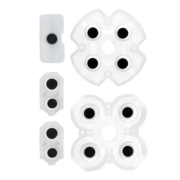 POPLIS Soft Rubber Silicone Conductive Rubber Pads for PS4Controller Buttons Repair
