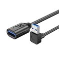 thumbnail image 2 of Flat USB C Extension Cable 90 Degree USB C Male To Female Extension Cable Sup 2 of 10