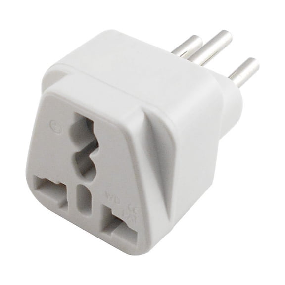 POPLIS Universal 3 Pins Travel Adapter Power Plug Conversion Adaptor to Switzerland Converter for