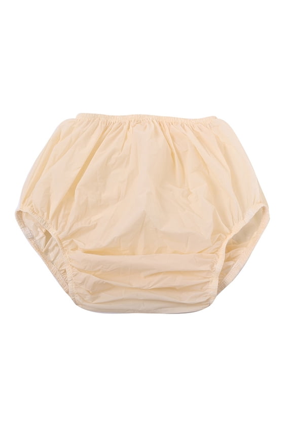 Water Resistant Incontinence Plastic Pants Reusable Diaper Cover Underwear Underpants for Secure Leak Protective