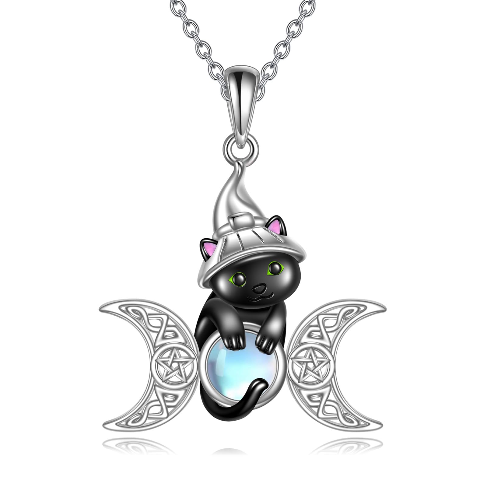 Dryad Design Celtic Goddess Cerridwen Pendant - .925 Sterling Silver Witch Jewelry For Women