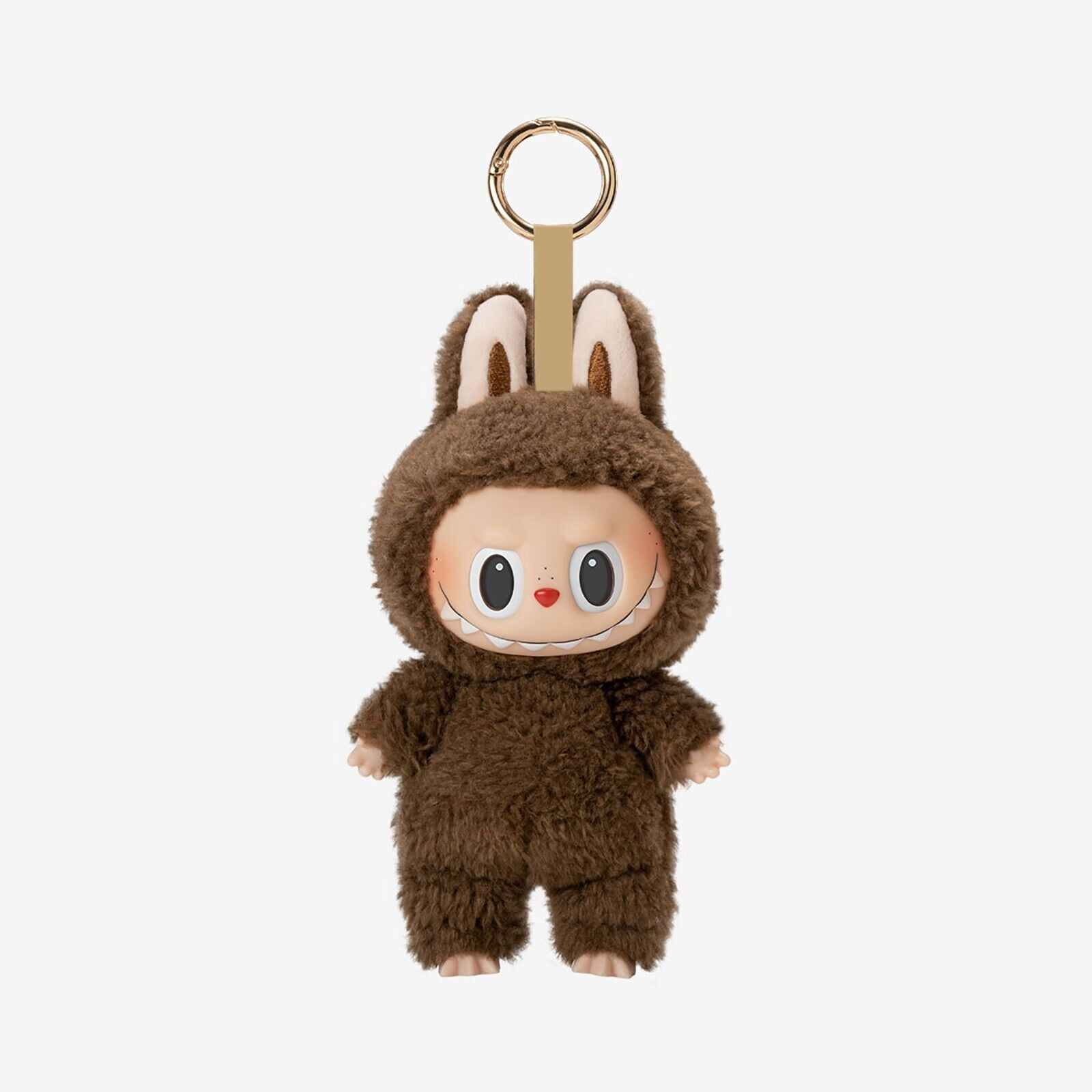 キーホルダー・キーリング Labubu The Monsters Tasty Macarons Series Keyring Grey POPMART The Monsters LABUBU Etciting Macaron Plush Doll