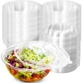 thumbnail image 1 of POPMISOLER 252 Pack Clear Plastic Salad Bowls With Lids, 32OZ Reusable To Go Container, Disposable Serving Bowls for Lunch and Meal, 1 of 8