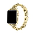 thumbnail image 1 of Posh Tech Poppy Stainless Steel Link Band Compatible with Apple Watch, 1 of 4