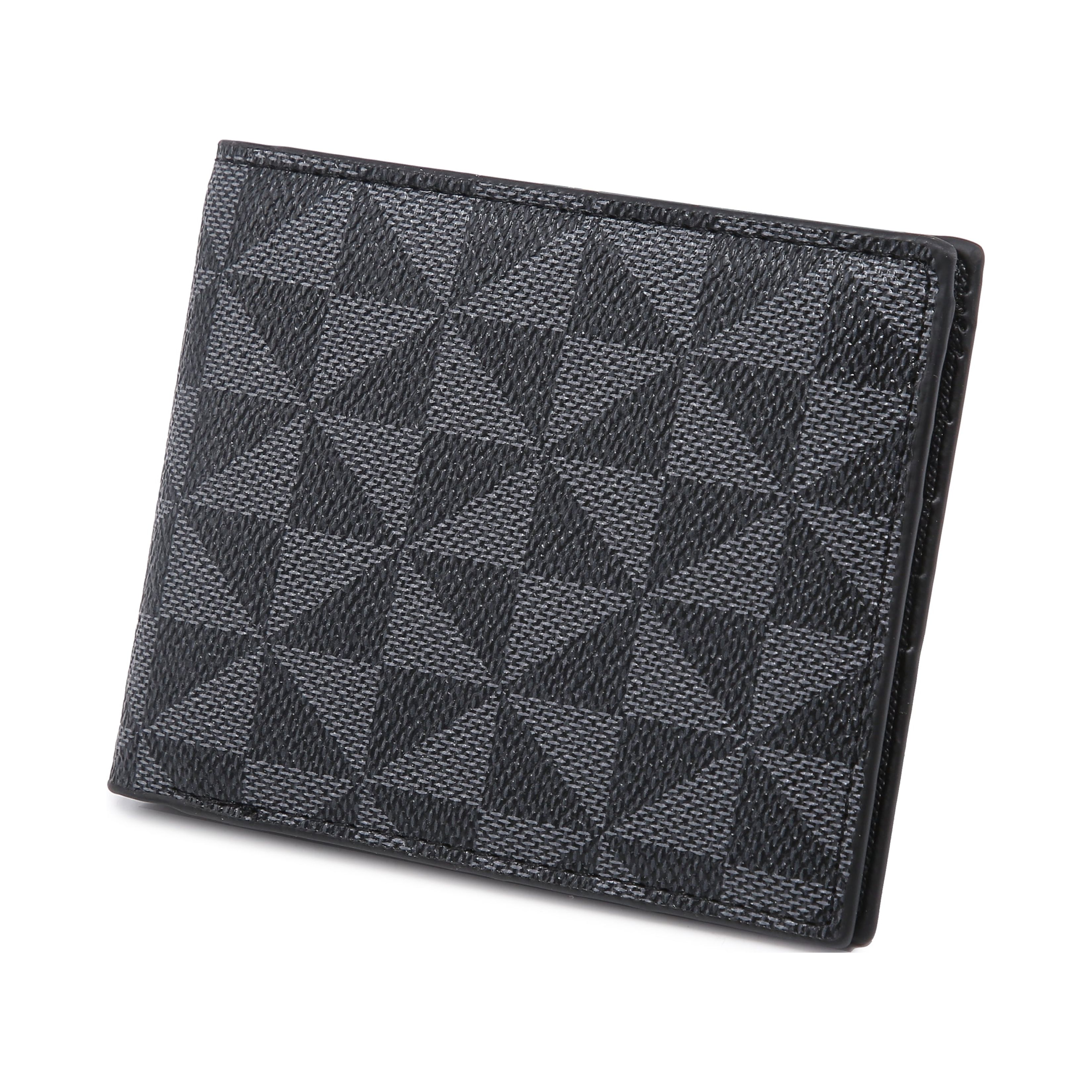 POPPY Vegan Leather RFID Blocking Slim Bifold Wallet for Men & Women