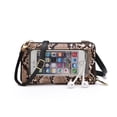 thumbnail image 1 of POPPY Women's Crossbody Wallet with Clear Transparent Cell Phone Window Lightweight Shoulder Bag Faux Leather Handbag Purse, 1 of 5
