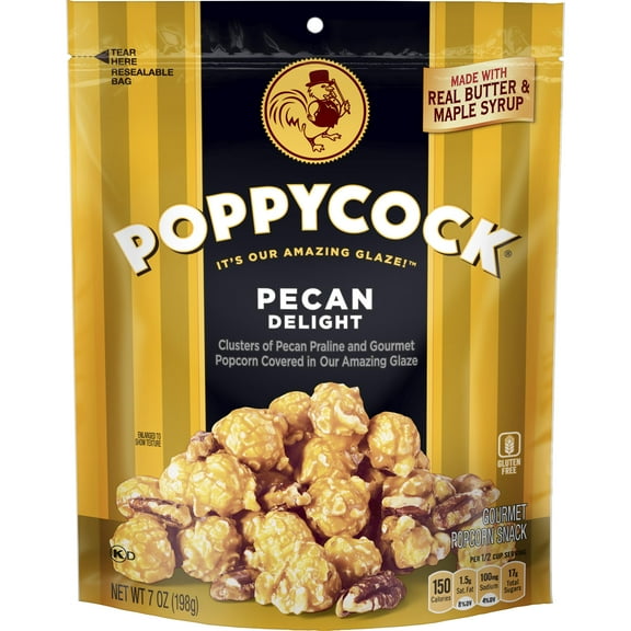 POPPYCOCK Pecan Delight Gourmet Popcorn, 7-oz. Bag