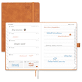 Paper Appointment Book POPRUN 2027 Planner Weekly and Monthly Calendar, 6.5