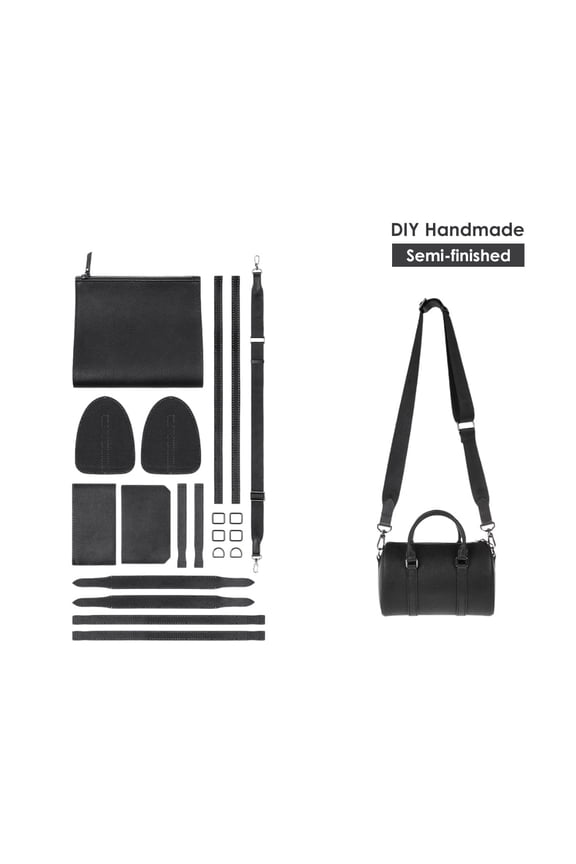 Black Boston Bag DIY Leather Kits