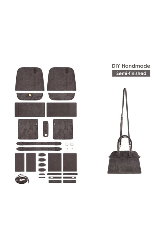 Inspired Handbag Suede Leather Bag DIY Kits