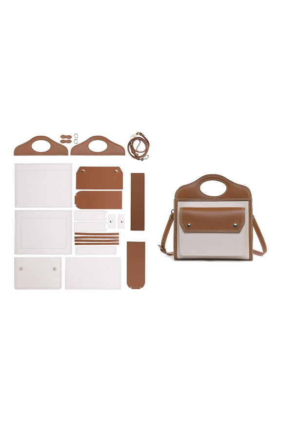 Leather Pocket Handbags DIY Kit for Female Gift