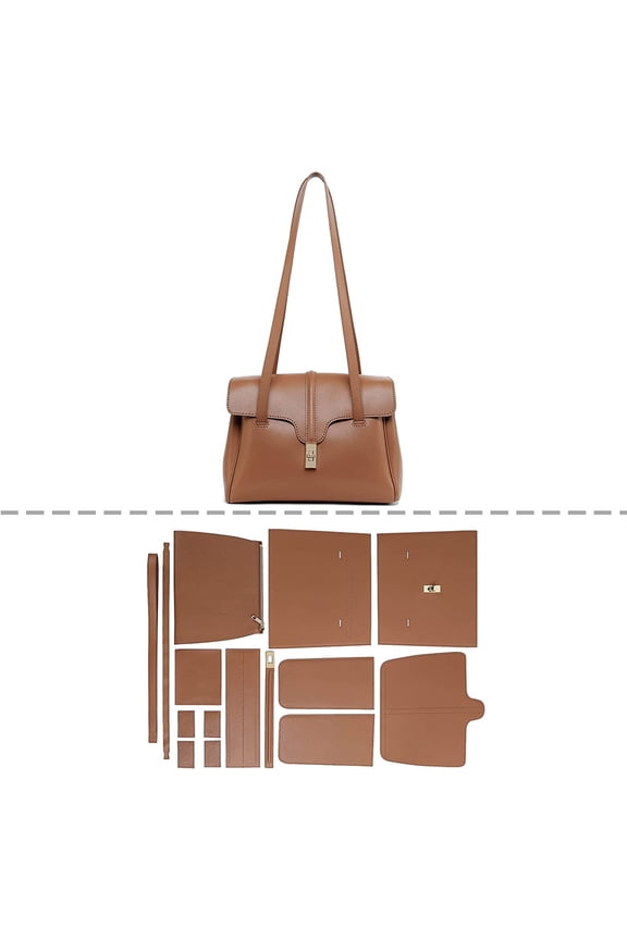 Leather Soft 16 Tote Bag Handbags DIY Kit for Female Gift