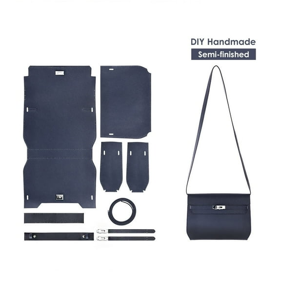 POPSEWING Top Grain Leather Depeches Pouch DIY Kit
