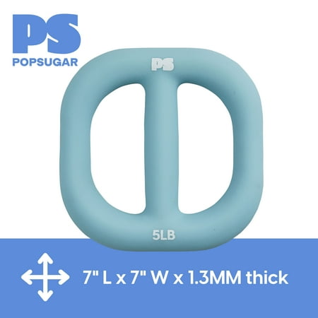 Popsugar Grip Weight 5lb, Sky Blue, Dumbbell
