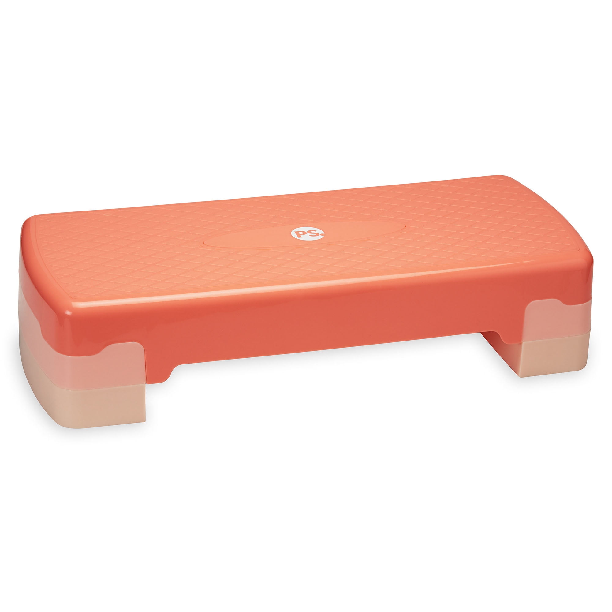 POPSUGAR Aerobic Step Deck, Adjustable Height & Non Slip Surface, Coral
