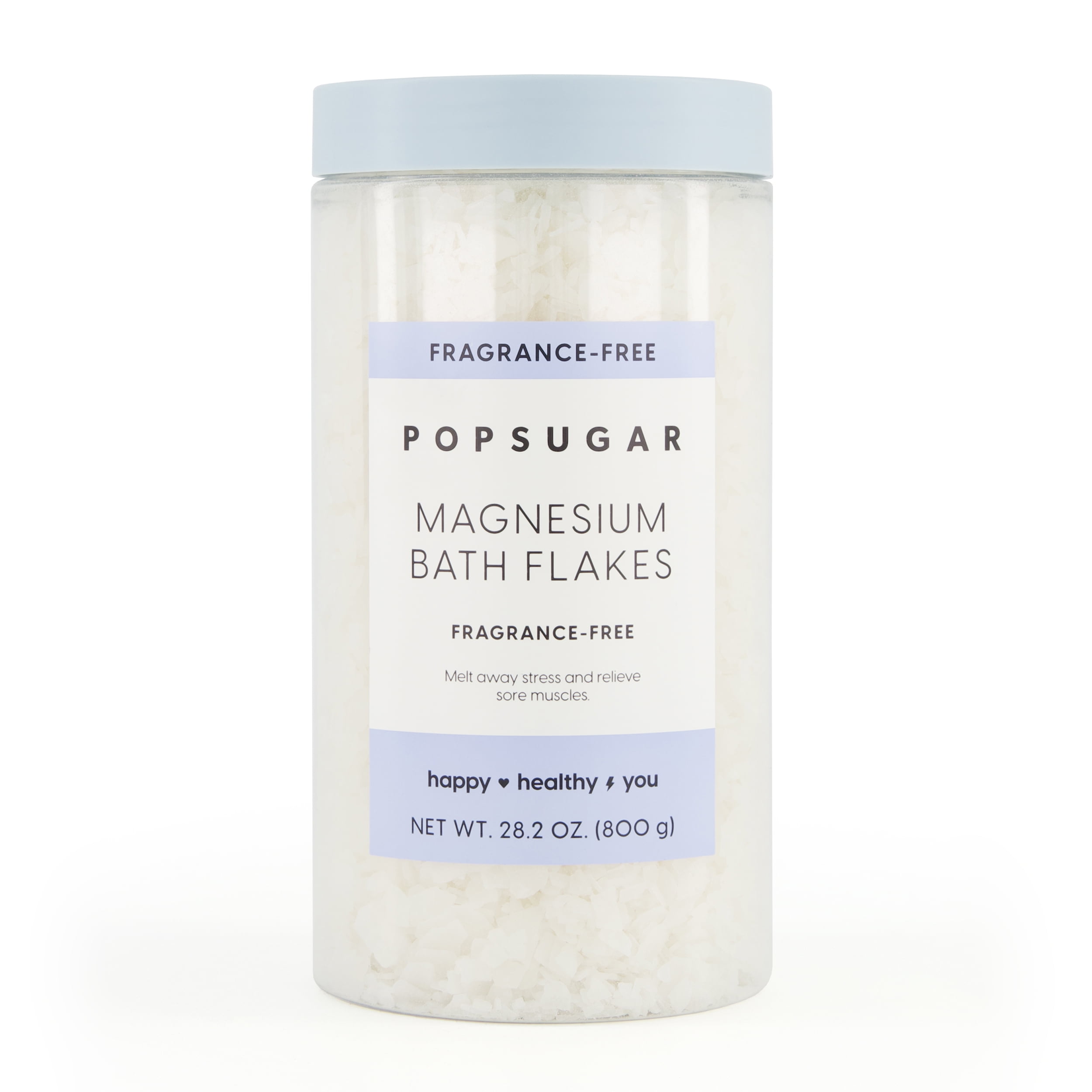 POPSUGAR Magnesium Bath Flakes, Unscented, 28.2 oz