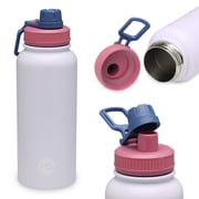 Popsugar 32fl oz Stainless Steel Water Bottle, Multi-Color Lavender