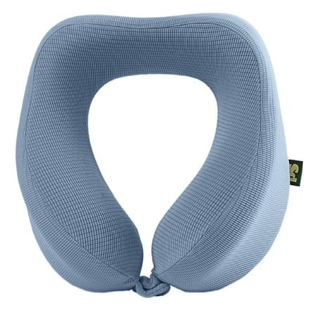 Popsugar Travel Neck Pillow - Lightweight Memory Foam Neck Pillow for Sleeping and Travelling