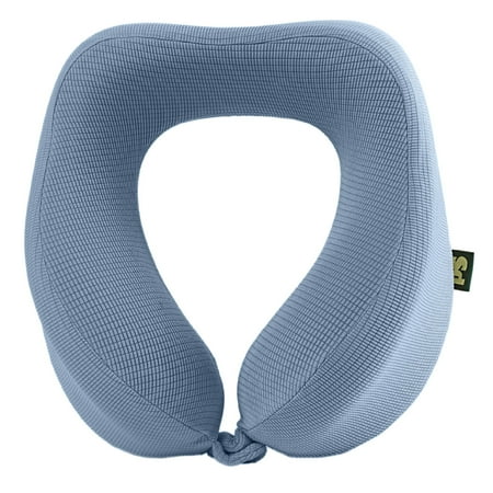 Popsugar Travel Neck Pillow - Lightweight Memory Foam Neck Pillow for Sleeping and Travelling
