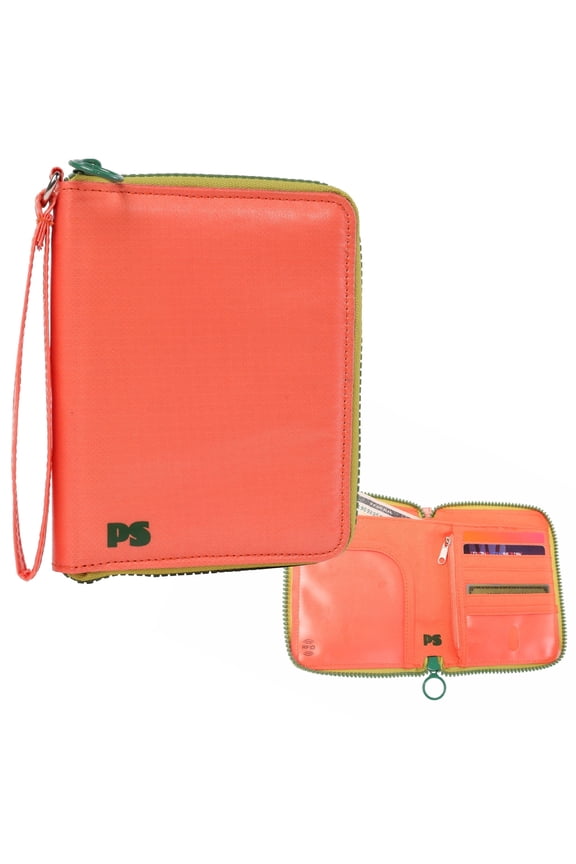 Passport Holder - RFID Blocking Zippered Passport Wallet Wristlet with Card Slots