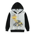 thumbnail image 1 of POPTEM Toddler Boys Jacket Zip-up Hoodie Cotton Excavator Sweatshirt Kids Clothes Black 5T, 1 of 7