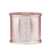 Popular Bath Blush Sinatra Bath Decor Accessories, Premium, Durable, Acrylic Resin, Eco-Friendly Toothbrush Holder (4"H x 5"W x 1"D)