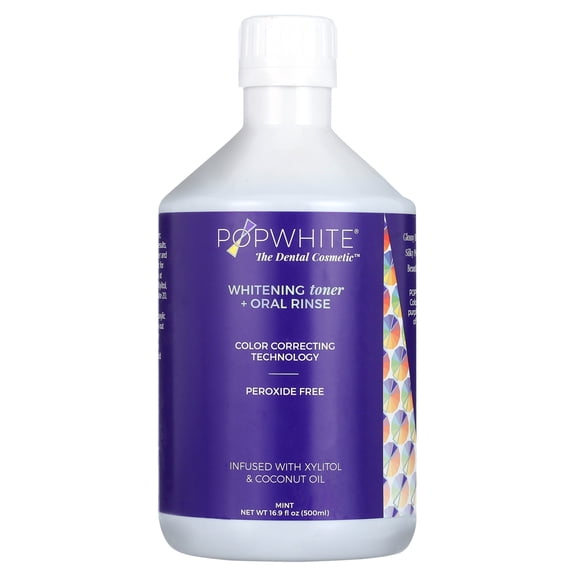 POPWHITE's 2-in-1: Teeth Whitener + Oral Rinse