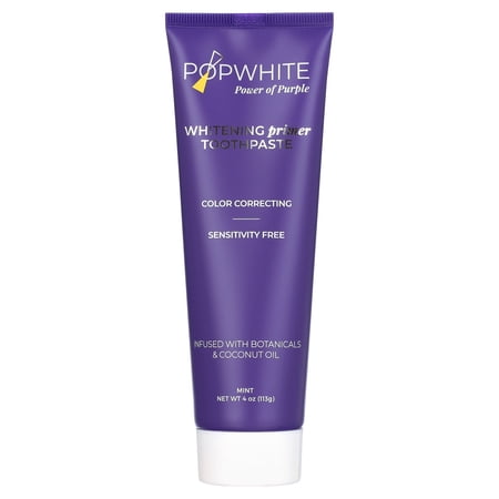 POPWHITE's 2-in-1: Teeth Whitener + Toothpaste