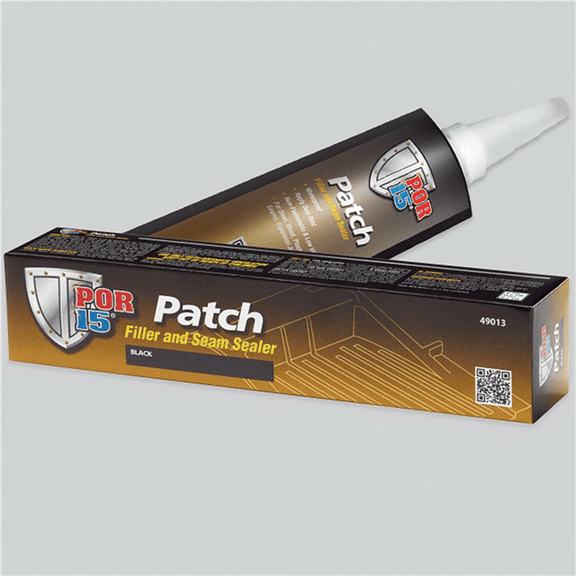 POR-15 INC 49013 Filler and Seam Sealer, 4 oz Tube, Black, Paste