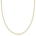 thumbnail image 1 of PORI JEWELERS 10K Yellow Gold 2.0MM Round Rolo Link Chain Necklace - Made in Italy, 1 of 7