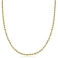 thumbnail image 1 of PORI JEWELERS 14K Yellow Gold 1.5MM, 2MM, 2.5MM, 3MM, 4MM, or 5MM Diamond Cut Rope Chain Necklace - Sizes 16" -30", 1 of 5