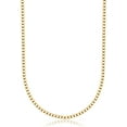 thumbnail image 1 of PORI JEWELERS 14K Yellow Gold 3.5MM Cuban/Curb Chain Necklace - Made In Italy, 1 of 6