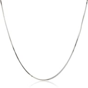 925 Sterling Silver 1.5MM Magic 8 Sided Italian Snake Chain - for Women -Made in Italy