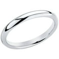 thumbnail image 1 of PORI JEWELERS 925 Sterling Silver Comfort Fit Wedding Ring for Men & Women, Tarnish Resistant, 1 of 4